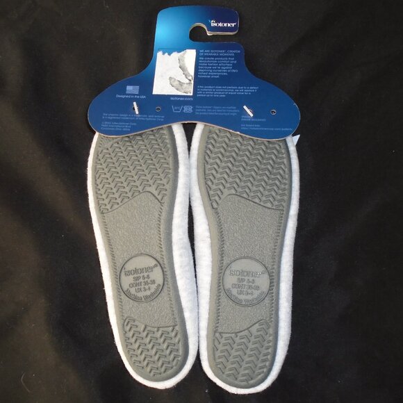 Womens Terry Isotoner Ballerina Slippers - Picture 2 of 3